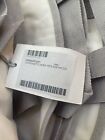 Brioni Garment Bag Beige Grey Trim Red Embroidered Tag Zip Snap Button-blemished