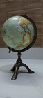 Antique Brass Terrestrial World Globe   Map Nautical Desktop Unique 13 Inches 