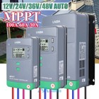 30-100a Mppt Solar Panel Battery Charge Controller 12v 24 36 48v Lcd Regulator