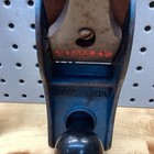 Stanley Vintage Original Blue Metal Hand Plane Woodworking Tool Made In Usa