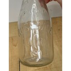 Vintage Rosedale Dairy Co One Pint Glass Milk Bottle Embossed R Logo Clear