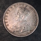1918  b  India One Rupee Silver Coin -exact Coin Shown  r035