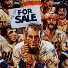 Paul Newman Slap Shot Cast Signed Autographed Hockey Movie Poster Frame 34 25 h