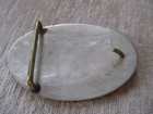 Vintage Cowboy Calf Roping German Silver Belt Buckle