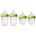 Comotomo Baby Bottle Starter Set  Green  two 8-ounce  Two 5-ounce 