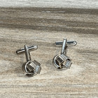 Timeless Twist Knot Cufflinks Men   s Silver Tone Heritage Classic Old Money Reto