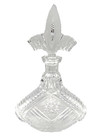 Antique Clear Cut Glass Large Perfume Bottle