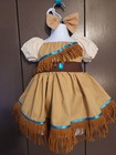 Disney Pocahontas Indian Cotton Dress 3m-4t Vacation birthday