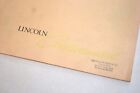 1978 Lincoln Continental Factory Dealer Sales Advertising Brochure Catalog Book