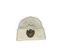 Victoria s Secret Pink Rib Knit Beanie W golden Bling Logo-beige Nwt
