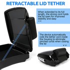 Razor Pack Trunk Mount Rack Backrest For Harley Touring Road Street Glide 97-08