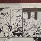 Elektra  5 P 4 Original Comic Art - Signed Interior Page  Comics Theme