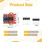 6 Pack Air Pressure Sensor Module Board 3 3-5v 0-40kpa Liquid Water Level Sensor