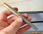 Parker Sonnet Cisele Fountain Pen Ballpoint Set 18k Nib France Box