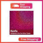 Renfio Holographic Ultra Fine Glitter Powder Metallic Resin Glitter 2 11 Oz  60g