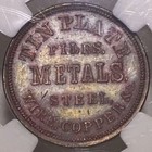 Philadelphia Pa750v-1a R-4 Ngc Ms-63 Bn - N    G  Taylor Co  Metals Merchant