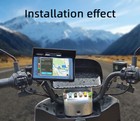 Motorcycle Gps Navigator 5in Mp5 Player For Apple Carplay Android Auto Portable