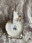 Early Disneyland Souvenir Fantasyland Teacup And Saucer Tinkerbell 60s