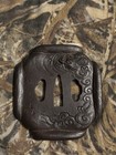 Original Edo Period Iron Tsuba W  Dragon