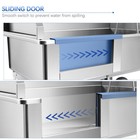 Dog Washing Station 34in Pet Bath Tub Stainless Steel Grooming Tub 178lb Loading