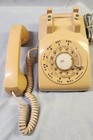 Vintage Itt Beige Rotary Modular Desk Phone   Tested Works Well 