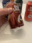 6 Nfl 2017 Bud Light Aluminum Cans Chiefs  Jets  Raiders  Broncos  Titans Red Sk