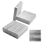 Silver Foil Cotton Filled Gift Boxes Jewelry Cardboard Box Lots Of 100  200  500