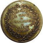  1820 s  New York City Ny-922b  r-8  Richard Trested Die Sinker Merchant Token
