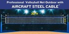 Red Voleibol Profesional Para Exteriores Alta Resistencia Con Acero Aeron  utico