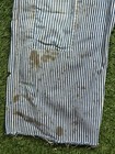 Vintage 40s 50s Pay Day Hickory Stripe Railroad Overalls 42x20 Distressed Usa