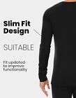 Men s 100  Merino Wool Base Layer Top Ski Winter Thermal Underwear Shirts