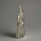 Perth Pewter Wizard Owl Figurine Figure Ray Lamb Crystals Mystical Mage 1990 