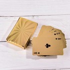 1 Decks Waterproof Plastic Playing Cards Gold Diamond Poker Game Card Collection