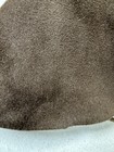 Chocolate Brown Rabbit Fur Felt Hood Velour Peach Bloom Millinery Blank