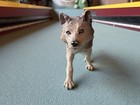 Papo 2010 Grey Wolf Figure Wild Gray Dog 53012 Canine Wildlife Toy Figurine