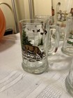 Complete Schmidt Beer Wildlife Series Pitcher Mugs Geese Eagle Fish Glasses