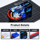 2x Zeee 4s Lipo Battery 5200mah 14 8v 120c Ec5 For Rc Car Truck Crawler Monster