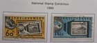 Czechoslovakia- 1960 - Lot Of Stamps  On Album Page - Used