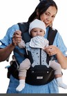 Ergonomic Infant Baby Carrier Black Gray With Waist Protection  Multi-pocket