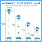 Kids Automatic Bubble Machine Maker Rechargeable Bubble Blower W  Led Light