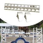 2 Pieces Keyhole Tracks With Jump Cup Equestrian Equipment Decoration Jump Cue