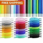 1 Pair Flat Shoelaces Classic Af1 Shoe Laces Sports Casual Unisex Strings