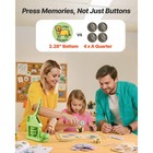 Uimoso Button Maker Machine With 2 28 In Mold And 100pcs Badge Components