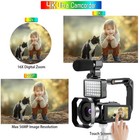 Video Camera For Youtube 4k Night Vision Camcorder Vlogging Wifi Cameras Ir Hand