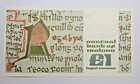 Ireland  Irish One Pound Note  17 7 1989    Queen Medb Of Connaught  Free Ship