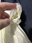 Vtg Mayfair Baby Doll Dress 18 Mos 2pc Yellow white Floral Dress Fit Dead Stock