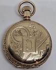 Antique Working 1896 Elgin Ladies Gold G f  Victorian Full Hunter Pocket Watch