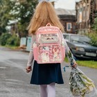Daisy Clear Backpack For Girls Women  Heavy Duty Transparent School Backpack    
