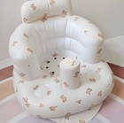 Portable Inflatable Baby Seat Sofa Chair Anti-fall Support Toddler Bath   Floor