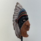Vintage Native American 12 Inch Tall Statue Vgc
